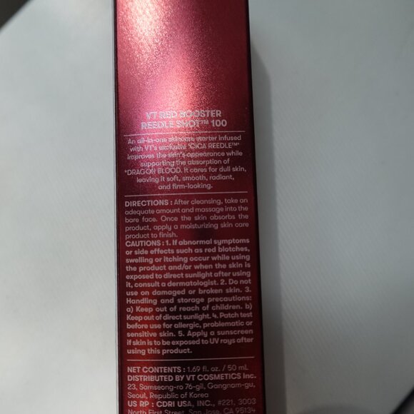 VT Red Booster Reedle Shot 100 - Picture 5 of 5